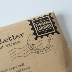 Liquorice Letter fra Bagsværd Lakrids med 'Classic'-lakrids