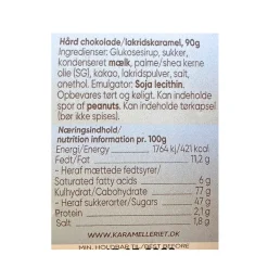 Marksten - Karamel m. chokolade & lakrids