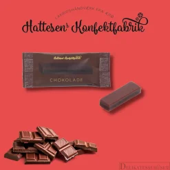 Mini Ærøstang med chokolade fra Hattesen's Konfektfabrik