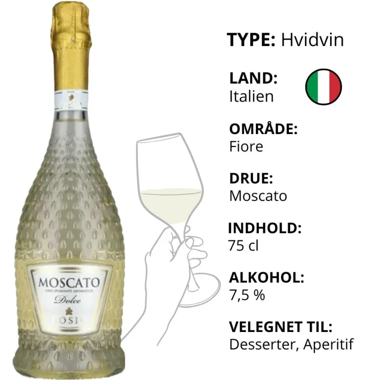 Mousserende, Bosio - Moscato