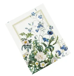 Notesbog | Indbundet | Blue Flower Garden