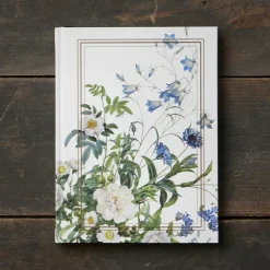 Notesbog | Indbundet | Blue Flower Garden