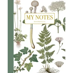 Noteshæfte | Grøn blomst