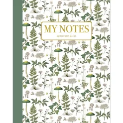 Noteshæfte | Grønt blomstermønster