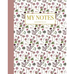 Noteshæfte | Rose blomstermønster