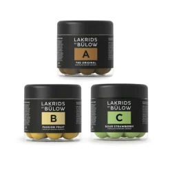 3-pak, Lakrids by Bülow choc-coated