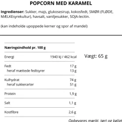 Popcorn med Karamel, No Crap