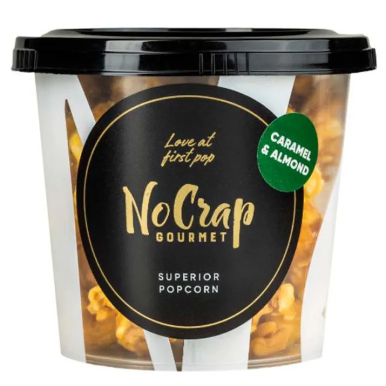 Popcorn med Mandel & Karamel, No Crap