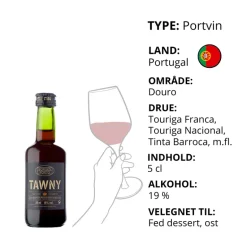 Portvin, Borges Tawny Porto - 5 cl