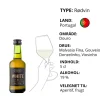 Portvin, Borges White Porto - 5 cl