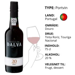 Portvin, Dalva 20 års Porto (Portugal)