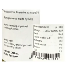 Ramsløg olie - Hr. Skov