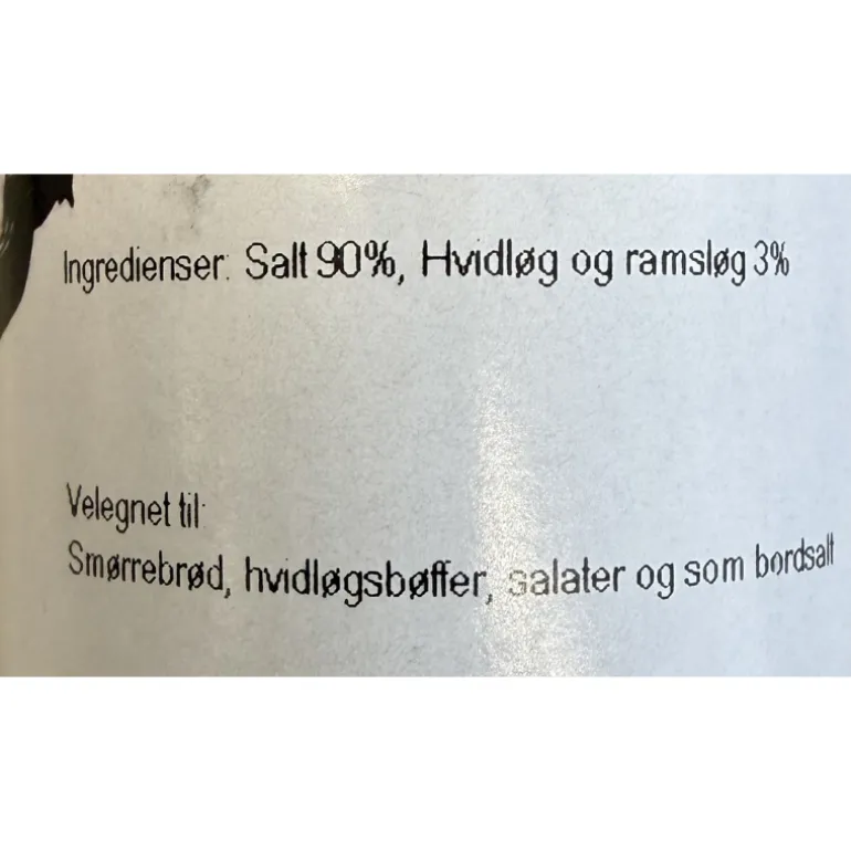 Ramsløg salt i kværn - Hr. Skov