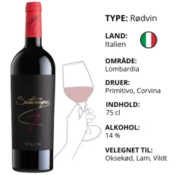 Rødvin, Orion - Sette Vigne (Italien)