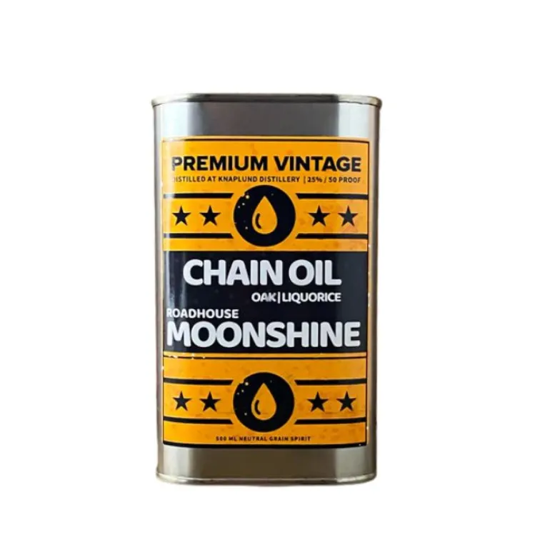 Roadhouse Moonshine, Chainoil - Knaplund