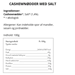 Saltede cashewnødder - Guru snack