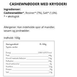 Søde og saltede cashewnødder - Guru snack