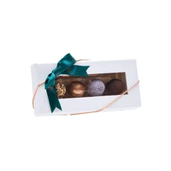 Æske med 4 fyldte chokolader - Innovativ