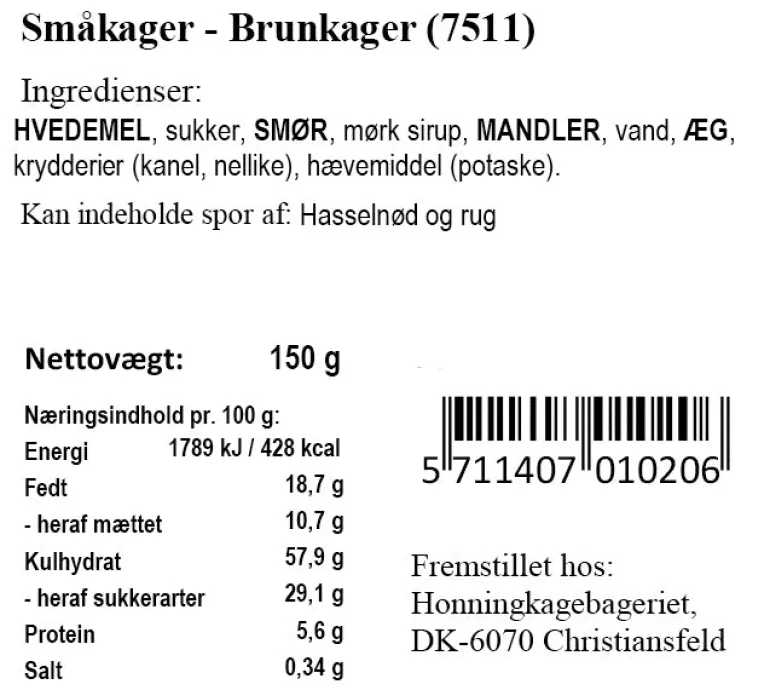 Smørbagte brunkager fra Xocolatl