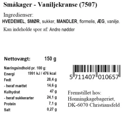 Smørbagte vaniljekranse fra Xocolatl