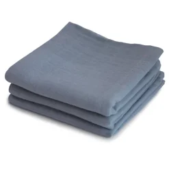 Stofbleer dusted Blue 3 stk. - Mushie