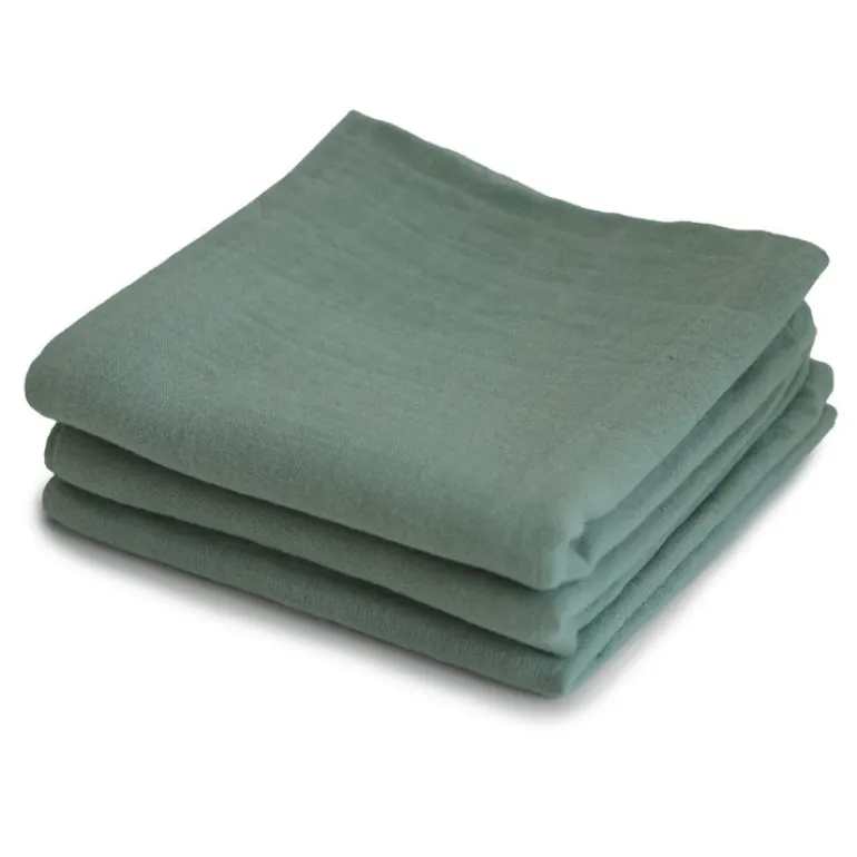 Stofbleer dusted Green 3 stk. - Mushie