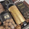 Stor efterårskurv med rødvin og søde lækkerier