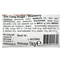 STORKØB, Fransk Nougat med røde bær - Bites (78 stk.)