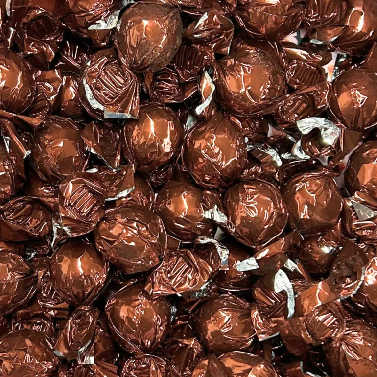 STORKØB 1 kg Cocoture Chokoladekugler | Chokolade med karamel & havsalt - lysebrun