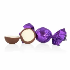 STORKØB 1 kg Cocoture Chokoladekugler | Mælkechokolade med 'cookies & cream' - lilla