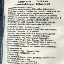 STORKØB 1 kg Cocoture Chokoladekugle | chokolade med crisp - sølv