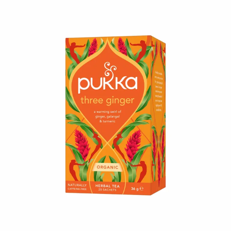 Three Ginger økologisk urtete - Pukka