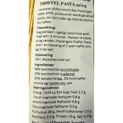 Trøffel Pasta, Pastariget Bornholm
