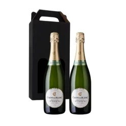 Vingave 2 fl. cava, Mousserende Castellblanc Cava Organic Brut Nature ØKO (Spanien)