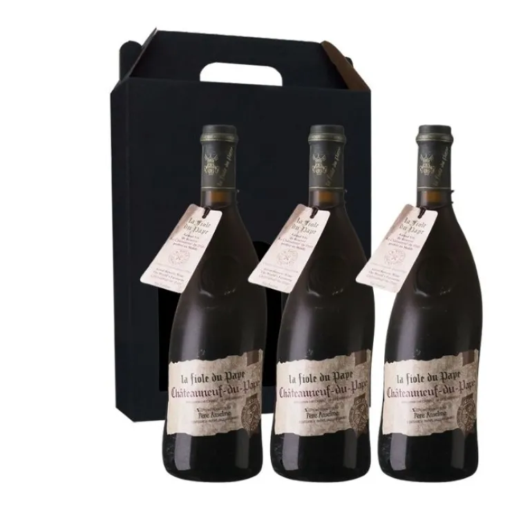 Vingave 3 fl. rødvin, Brotte la fiole du Pape - Châteauneuf-du-Pape (Frankrig)