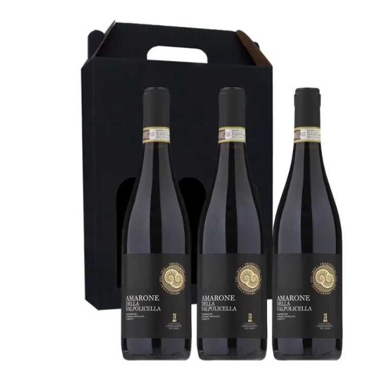 Vingave 3 fl. rødvin, Cantina Castelnuovo del Garda - Amarone delle Valpolicella (Italien)