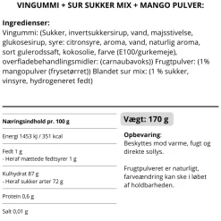 Vingummi m. Mango - Box The Original