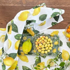 Viskestykke | Citroner | økologisk bomuld