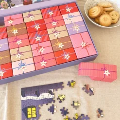 VISSEVASSE julekalender - 24 æsker med puslespil