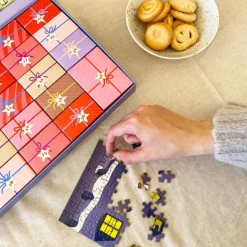 VISSEVASSE julekalender - 24 æsker med puslespil