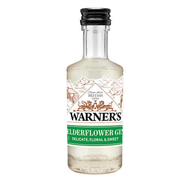 Warner's Elderflower Gin, 5 cl